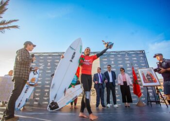 البطل المغربي رمزي بوخيام يحتل المرتبة الثانية في مسابقة “برو تغازوت باي 2025”