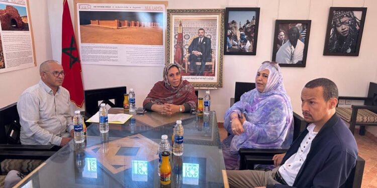 كلميم واد نون : لقاء تنسيقي بتغمرت بين المديرية الجهوية للثقافة وجماعة أسرير