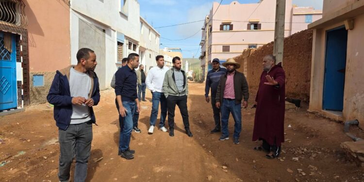 ميراللفت : لجنة تقنية تتفقد تقدم أشغال تأهيل أحياء المدينة